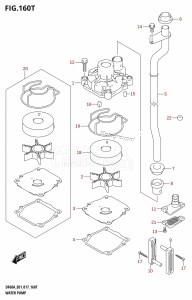 DF50A From 05004F-710001 (E01)  2017 drawing WATER PUMP (DF60AVTH:E01)