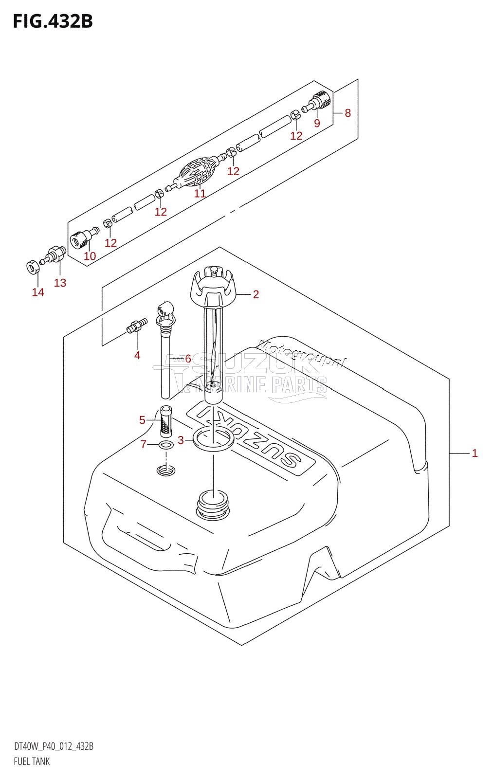 FUEL TANK (DT40W:P90)