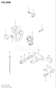 00992F-421001 (2004) 9.9hp P03-U.S.A (DF9.9RK4) DF9.9 drawing REMOCON CABLE HOLDER (DF9.9T)