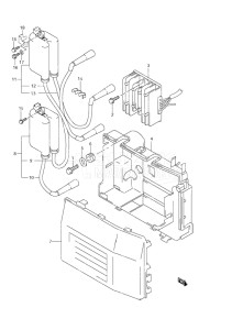 Outboard DF 60 drawing Ignition Coil