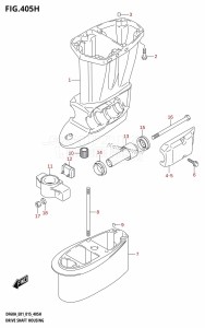 DF60A From 06002F-510001 (E01 E40)  2015 drawing DRIVE SHAFT HOUSING (DF60A:E40)