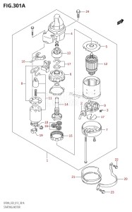 DF90A From 09003F-310001 (E03)  2013 drawing STARTING MOTOR