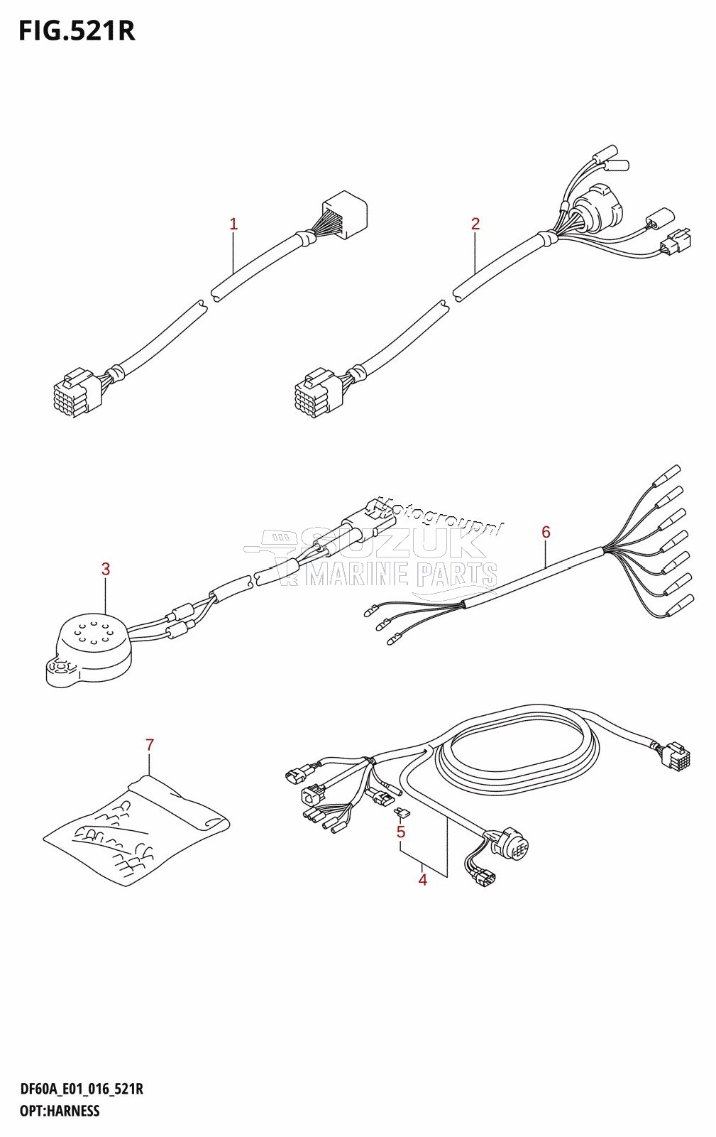 OPT:HARNESS (DF60AVT:E01)