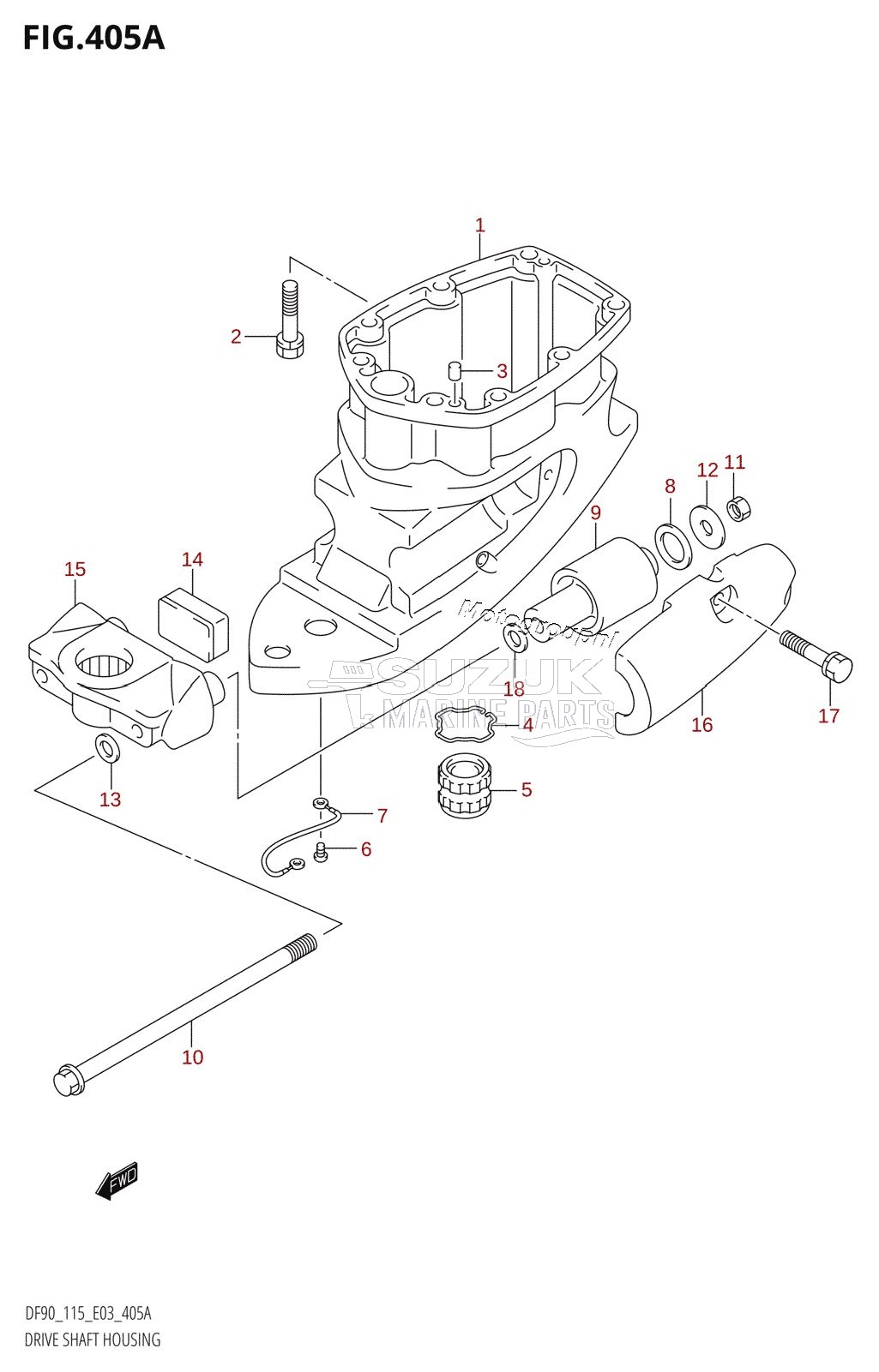 DRIVE SHAFT HOUSING