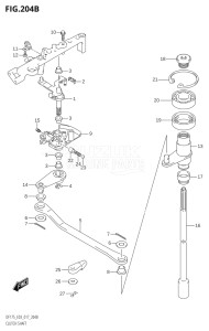 17502Z-710001 (2017) 175hp E03-USA (DF175Z) DF175Z drawing CLUTCH SHAFT (DF150Z:E03)