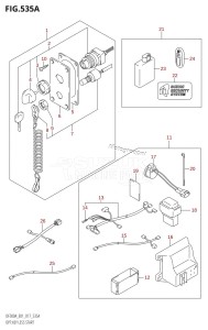 DF250A From 25003P-710001 (E01 E40)  2017 drawing OPT:KEY LESS START (DF300A:E01)