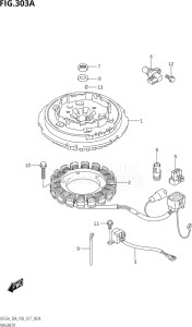 02504F-710001 (2017) 25hp P03-U.S.A (DF25A  DF25AQ  DF25AR  DF25AT  DF25ATH) DF25A drawing MAGNETO (DF25A:P03:M-STARTER)