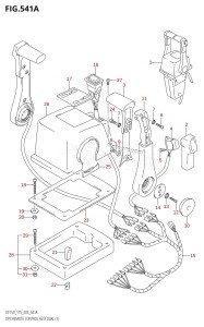 DF175Z From 17501Z-780001 (E03)  2007 drawing OPT:REMOTE CONTROL ASSY DUAL (1)