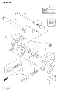 DF8A From 00801F-140001 (E01 P01   -)  2021 drawing CLAMP BRACKET (DF8AR,DF9.9AR)