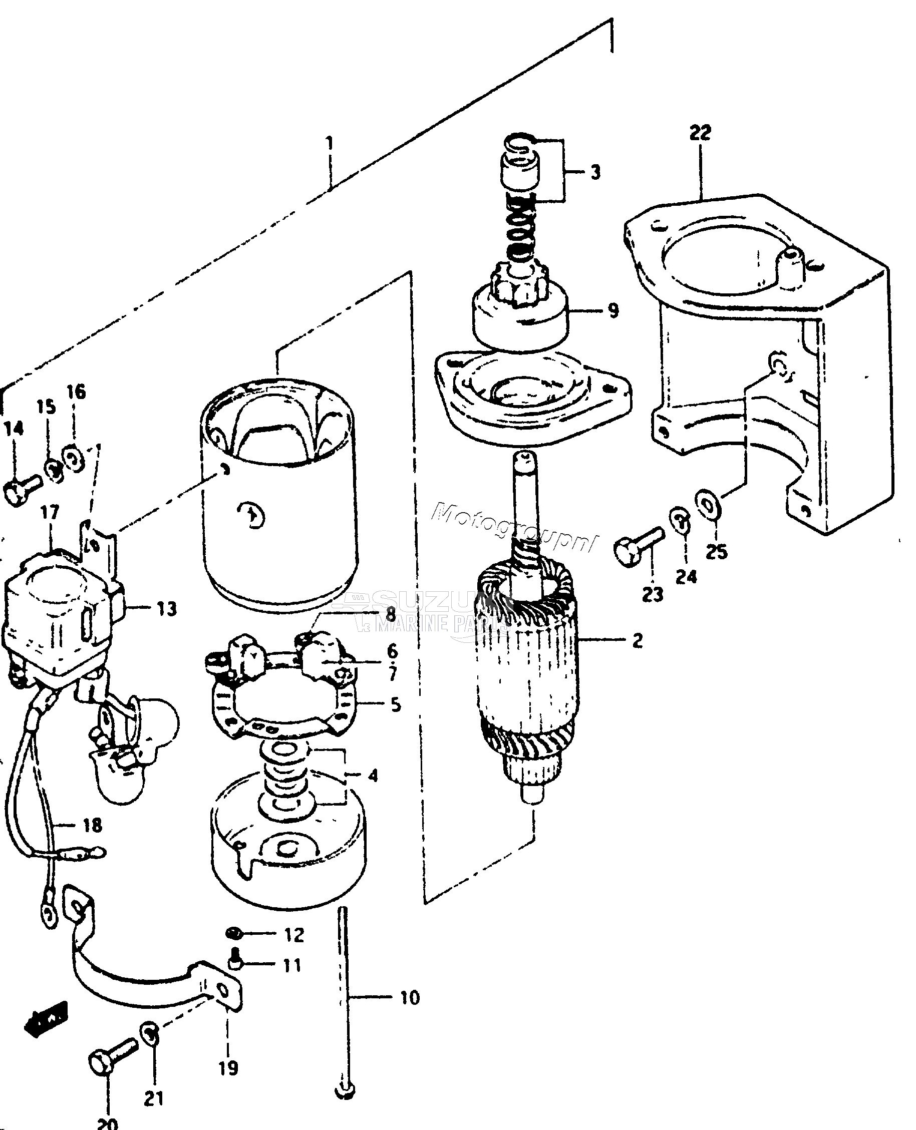 STARTING MOTOR (~201815)