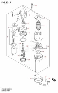 DF60A From 06003F-810001 (E01 E40)  2018 drawing STARTING MOTOR