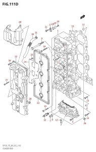 DF175T From 17502F-210001 (E03)  2012 drawing CYLINDER HEAD (DF175Z:E03)