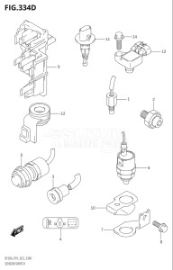 02002F-040001 (2020) 20hp E01 P01 P40-Gen. Export 1 (DF20A   DF20A    DF20AR   DF20AR    DF20AT   DF20AT    DF20ATH   DF20ATH) DF20A drawing SENSOR / SWITCH (DF9.9BTH,DF20ATH)