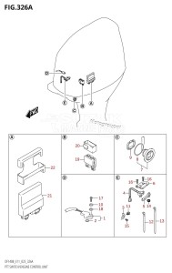 DF140BT From 14005F-340001 (E11 E40)  2023 drawing PTT SWITCH /​ ENGINE CONTROL UNIT (DF140BT,DF140BZ)