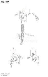 DT25 From 02503K-210001 (P36-)  2012 drawing OPT:SWITCH PANEL (DT30:P40)