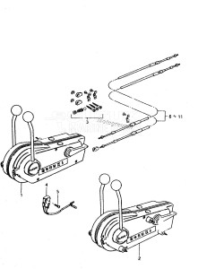 DT85 From 8501-001001 ()  1986 drawing OPT : REMOTE CONTROL