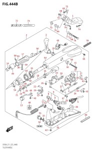 04005F-240001 (2022) 40hp E34-Italy (DF40ASVT  DF40ASVT) DF40A drawing TILLER HANDLE (DF40ATH,DF50ATH)