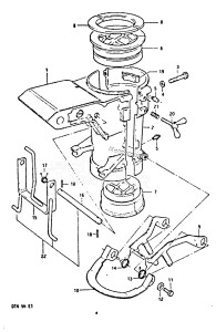 DT4 From 00402-610779 ()  1986 drawing SWIVEL BRACKET