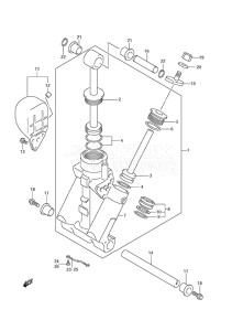 Outboard DF 175 drawing Trim Cylinder