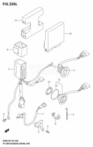 DF50A From 05003F-410001 (E01)  2014 drawing PTT SWITCH /​ ENGINE CONTROL UNIT (DF60ATH:E01)