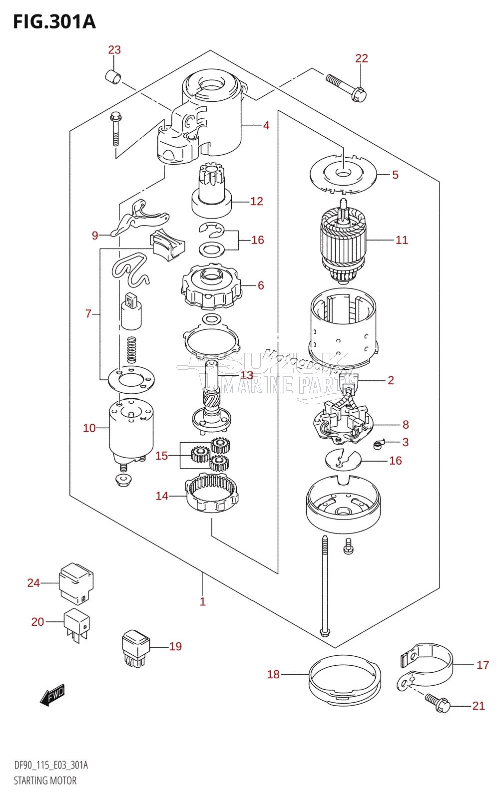 STARTING MOTOR