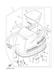 F100BETL drawing FAIRING-UPPER