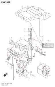 DT9.9A From 00993K-710001 (P36 P40)  2017 drawing SWIVEL BRACKET (DT9.9AK:P36)