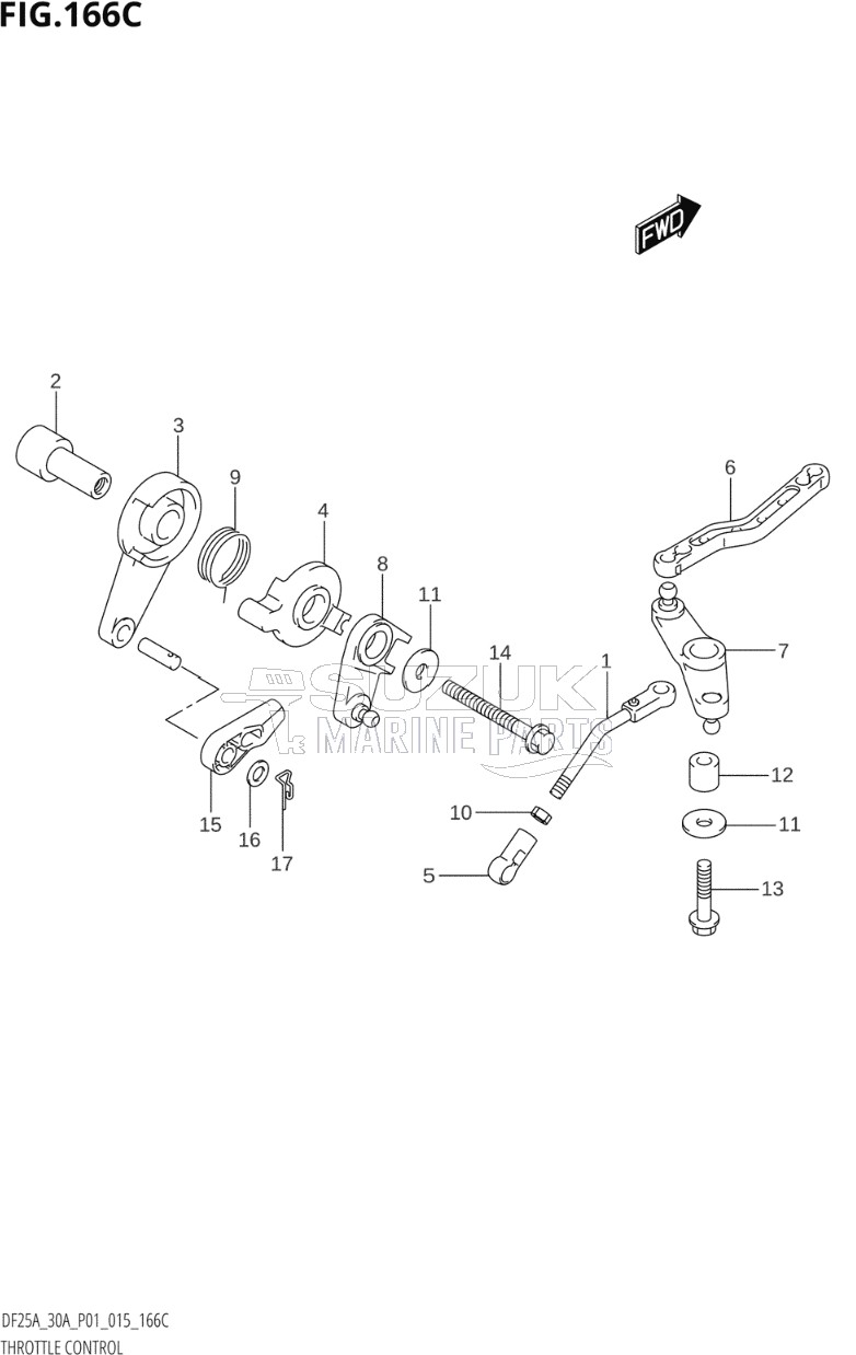 THROTTLE CONTROL (DF25AT:P01)