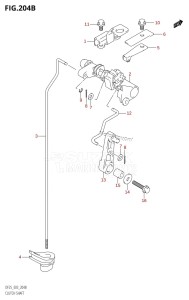 DF25 From 02503F-110001 (E03)  2011 drawing CLUTCH SHAFT (DF25R)