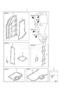 DF 115A drawing Gasket Set