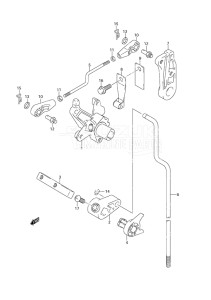 Outboard DF 25 drawing Clutch Remote Control