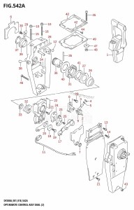 DF200Z From 20002Z-810001 (E01 E40)  2018 drawing OPT:REMOTE CONTROL ASSY DUAL (2)