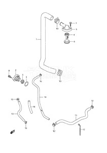 Outboard DF 70A drawing Thermostat