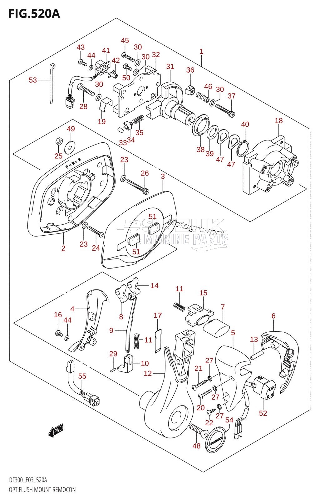 OPT:FLUSH MOUNT REMOCON