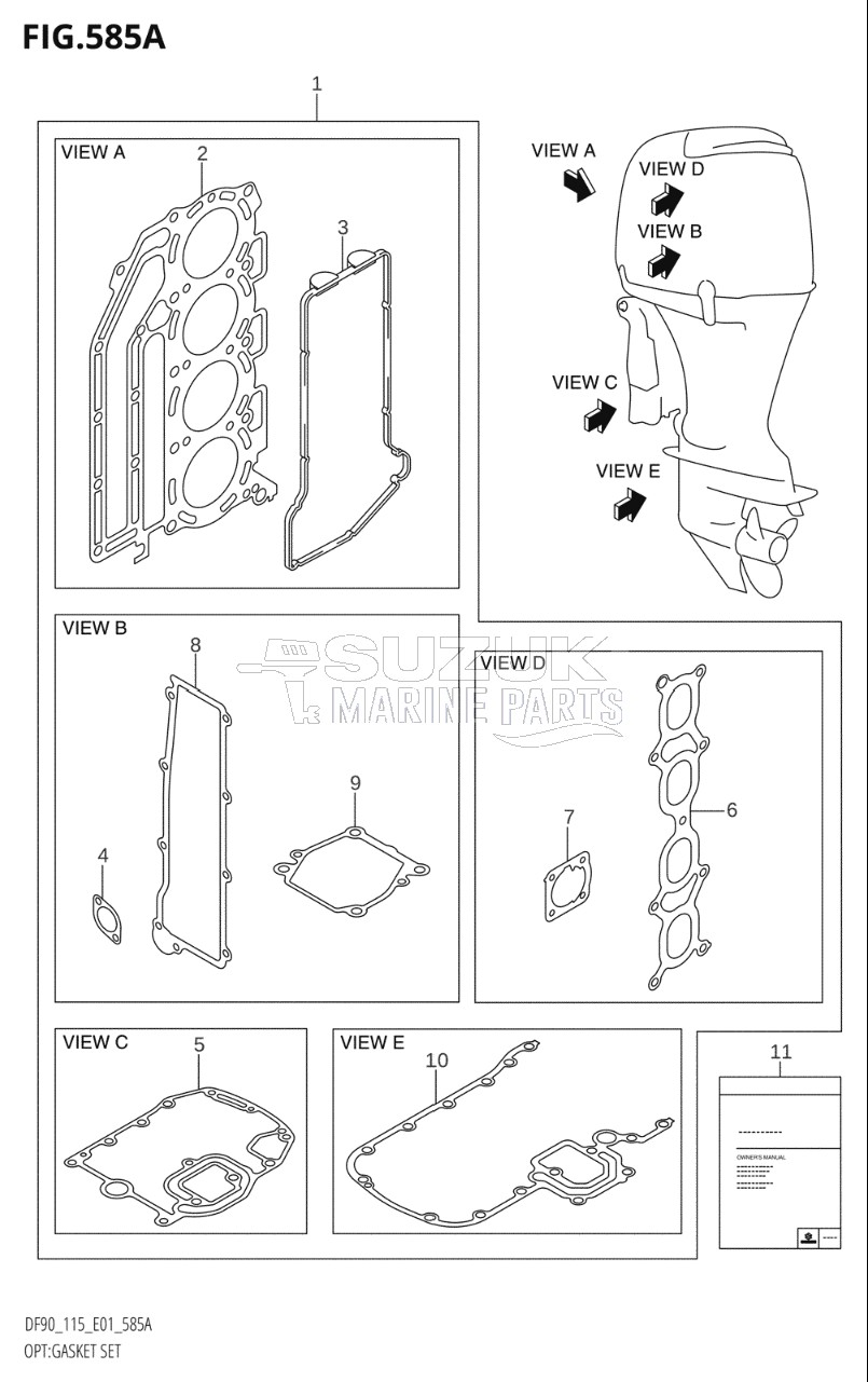 OPT:GASKET SET