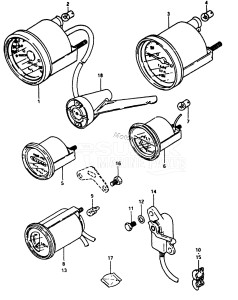 DT115 From 11501-200001 ()  1982 drawing METER