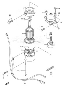 DT75TC From 07501-912143 ()  1989 drawing STARTING MOTOR (WT,WQ,WHQ ~MODEL:94)