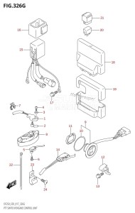 DF200Z From 20002Z-710001 (E03)  2017 drawing PTT SWITCH /​ ENGINE CONTROL UNIT (DF250ST:E03)