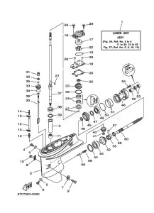 F30AMHDS drawing LOWER-CASING-x-DRIVE-1