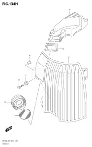 14003Z-610001 (2016) 140hp E01-Gen. Export 1 (DF140AZ) DF140AZ drawing SILENCER (DF140AZ:E01)