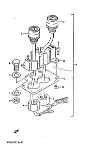 DT55 From 05501-501001-503045 ()  1985 drawing OPT : TRIM SWITCH (DT55C /​ 65C)