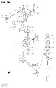 DF300 From 30001F-880001 (E03)  2008 drawing CLUTCH SHAFT