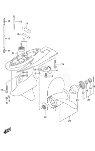 DF 90A drawing Gear Case