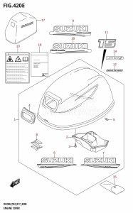 DF20A From 02002F-710001 (P03)  2017 drawing ENGINE COVER (DF15A:P03)