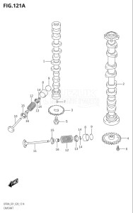 08002F-140001 (2021) 80hp E01 E40-Gen. Export 1 - Costa Rica (DF80AT) DF80A drawing CAMSHAFT (DF70A,DF70ATH)