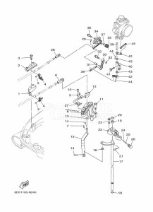 FL115BETX drawing THROTTLE-CONTROL