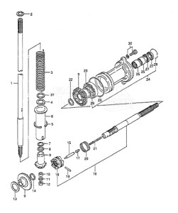 Outboard DT 65 drawing Transmission