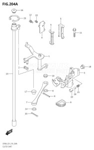 08002F-910001 (2019) 80hp E01 E40-Gen. Export 1 - Costa Rica (DF80A) DF80A drawing CLUTCH SHAFT