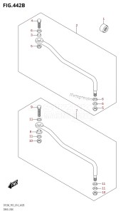 DF9.9B From 00995F-410001 (P03)  2014 drawing DRAG LINK (DF9.9BT:P03)