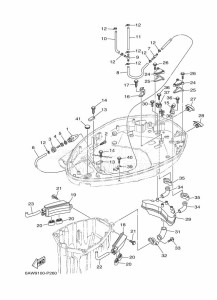 F350AETX drawing BOTTOM-COVER-2